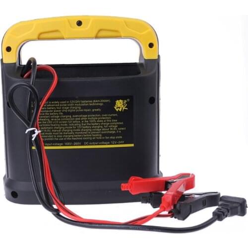 Portable 12v-24V Intelligent High Power Battery Charger Car Jump Starter