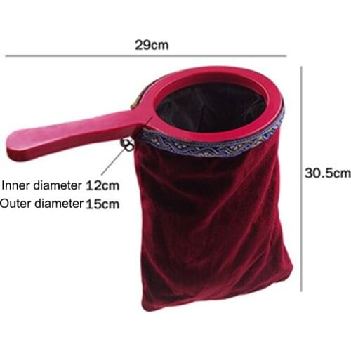 29*30Cm Magic Tricks Bags Double Layer Three Change Bags Make Things Appear or Disappear Beginner Props Close Up Magic Kids Toys