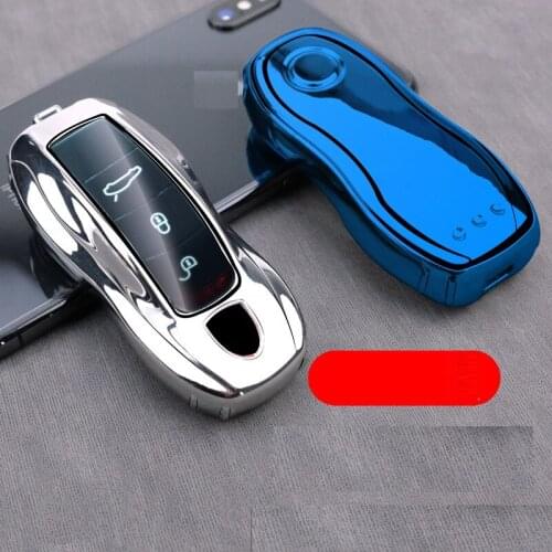 TPU full protect Key Shell Key Cover Case For Porsche Panamera Cayenne Macan 911 918