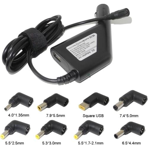 Multi-type 90W Universal Power Supply Car Charger Automatic Laptop Adapter for Hp Acer Dell Asus Lenovo Notebooks 5V USB Charger