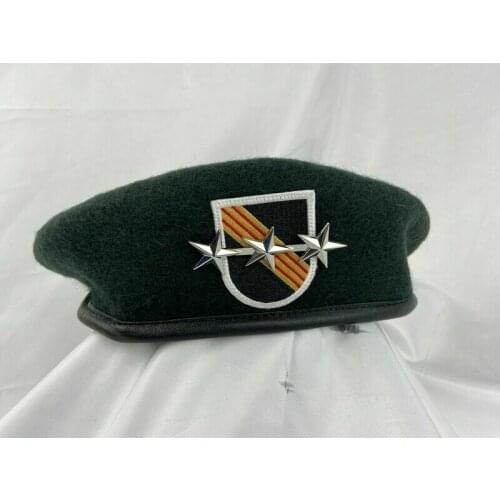 VIETNAM WAR US ARMY 5ST SPECIAL FORCES BERET 3 STAR LIEUTENANT GENERAL CAP armyshop2008