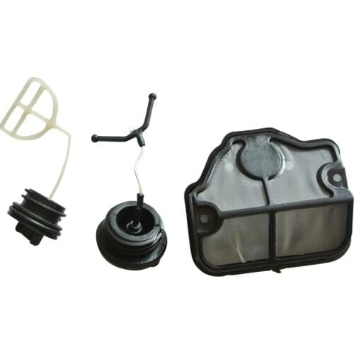 Air Filter & Gas Fuel Oil Cap Fit HUSQVARNA 36 41 136 137 141 142 Chainsaw