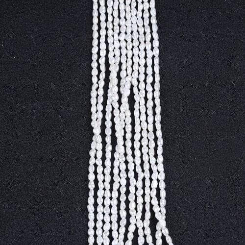 5-6mm AA grade 40cm baroque pearl strands for jewellery making