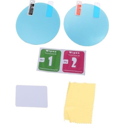 1 Pair Car Anti Water Mist Film Anti Fog Coating Rainproof Hydrophobic Rearview Mirror Protective Film