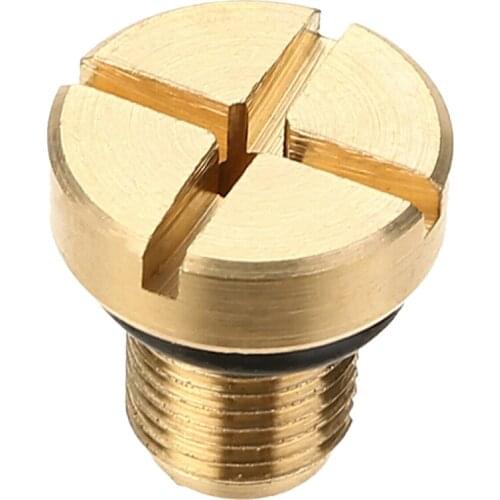 17111712788 Radiator Overflow Coolant Expansion Tank Bleeder Screw Gold for BMW E36 E39 E46 Etc