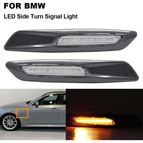 2PCS Smoke Lens LED Side Marker Light For BMW E60 E61 E82 E88 E90 E91 E92 E93 High quality Marker Lamp For BMW Marker Lamp