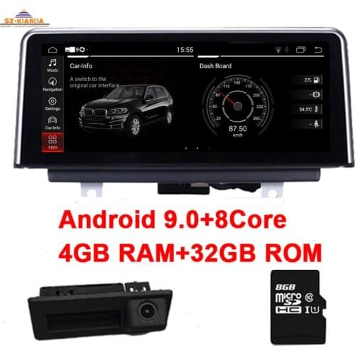 4GB RAM+32GB ROM 8 core Android 9.0 Car DVD Player for BMW X5 E70 X6 E71 GPS Navigation CIC CCC iDrive Steering wheel Control