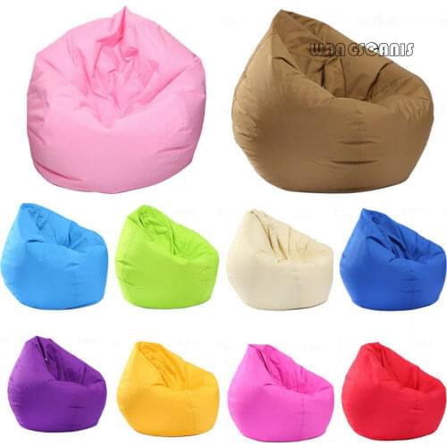 New Large Bean Bag Gamer Beanbag Adult Outdoor Gaming Garden Big Arm Chair Unfilled Lounge Home Soft Lazy Cozy Single Sofa Cover