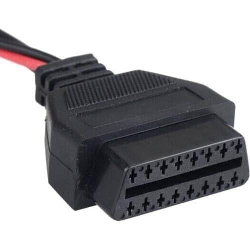 Diagnostic Extender 16Pin to 3Pin OBD2 Car Engine Fault Code Reader for Fiat