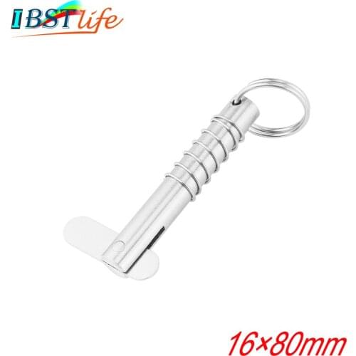 M16*80mm Marine grade stainless steel 316 Boat Quick Release Pin Marine Hardware Deck Hinge Replacement Accessories