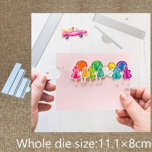 XLDesign Craft Metal stencil mold Cutting Dies Pull tab slider decoration scrapbook die cuts Album Paper Card Craft Embossing