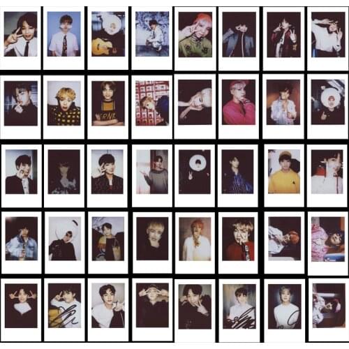 South Korean Groups K-POP Bangtan Boys Poster New Album Love Yourself LOMO Card PhotoCards Wall Banner JUNG KOOK JIMIN SUGA