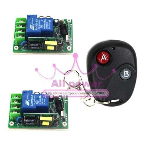 RF Wireless Remote Control Switch High power 85V- 250V 315/433 30A remote System working out with Latched