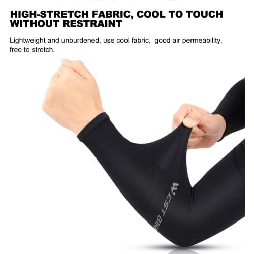 1Pair Arm Sleeves Sports Sleeve Sun Breathable UV Protection Hand Cover Cooling Running Fishing Cycling mangas para brazo