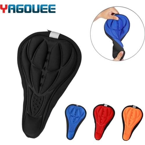 Bicycle Saddle 3D Soft Bike Seat Cover Comfortable Foam Seat Cushion Cycling Saddle for Bicycle Bike Accessories