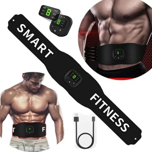 Abdominal Toning Belt Abdomen Vibration Body Slimming Belt Trainer Electric EMS Muscle Stimulator Fitness Massager Waist Support