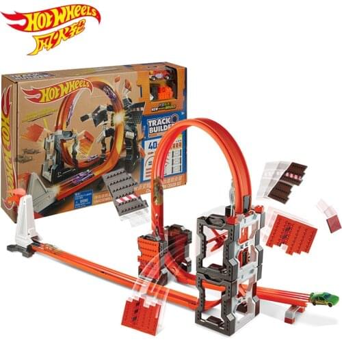 Hotwheels Carros Track Model Car Train Kids Plastic Metal Toy-car-hot-wheels Hot Toys for Children Juguetes DWW96 Boys Gifts