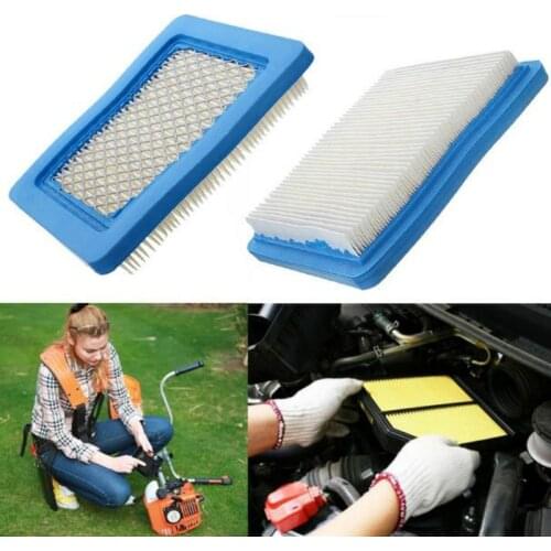 High Quality Square Air Filters Mower Accessories Imported HEPA Filter Paper Filter Element For Briggs Stratton Air Filter