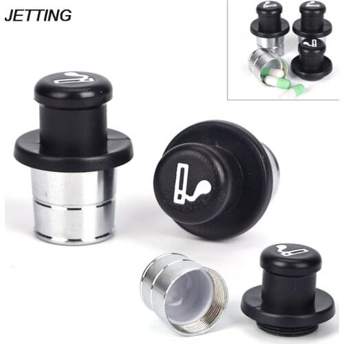 1pcs Car Lighter Shaped Metal Safe Secret Stash Diversion Pill Box Container Pill Splitters hot sale