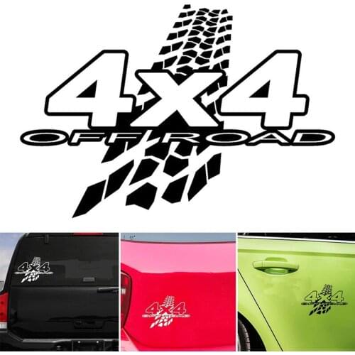 20*13.6CM 4X4 Off-Road Funny Reflective Decal Car Window Body Styling Sticker DIY Decor