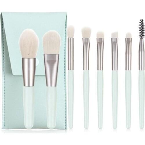 8Pcs Makeup Brushes Pink Brush Set Powder EyeShadow Blending Foundation Eyelash Eyebrow Make Up Brushes Beauty Cosmestic Mini