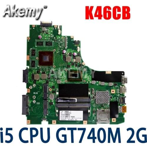 90NB0110-R00020 K46CB Laptop motherboard for ASUS A46C S46C E46C K46CB K46CM mainboard I5-3317/3337 GT740M-2GB