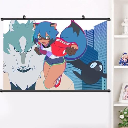 Anime Kagemori Michiru BNA Brand New Animal Wall Scroll Mural Poster Wall Hang Poster Otaku Home Art Decor Collect 40*60cm