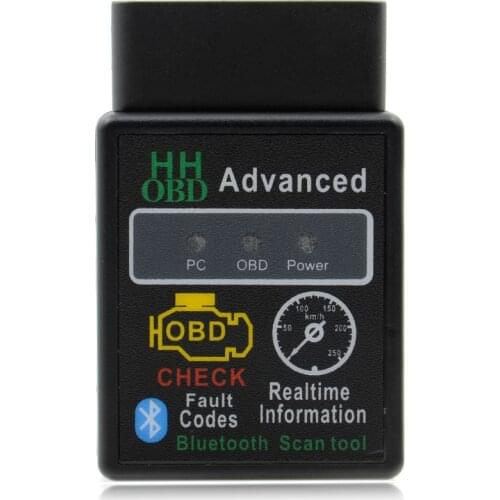 Mini ELM327 V2.1 Bluetooth HH OBD Advanced OBDII OBD2 ELM 327 Auto Car Diagnostic Scanner code reader scan tool best quality