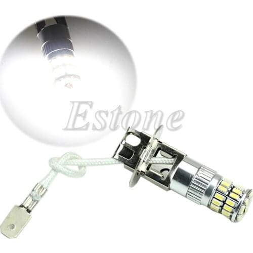 H3 36-LED 3014 SMD 12-24V White Car Fog Light Parking Signal Lamp Bulb