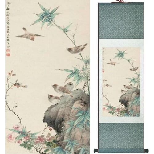 YanBolong Bird painting home office decoration painting living room painting No.033124