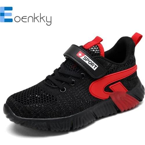 Designers Boys Running Shoes Kids Sport Sneakers Children Casual Shoes Breathable Mesh Walking Tenis Sneakers Girls Size 28-39