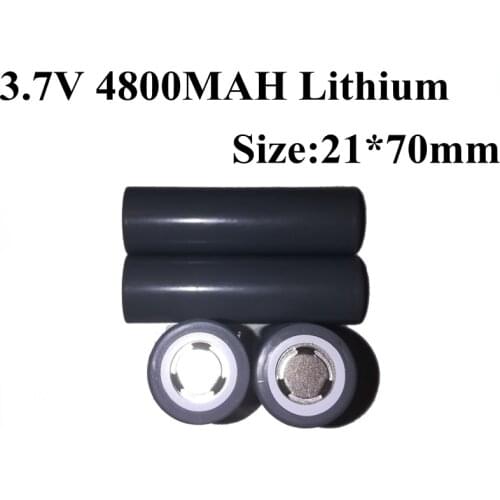 50pcs 21700 48G 3.7v 5000mAh Li-ion Battery Cell 20A 5C Rate NCA21700 3.65v Lithium for Diy Pack Power EV AGV RV Robot
