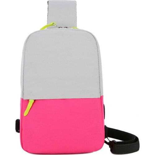 10PCS / LOT Men Women Leisure Chest Bag Korean Ladies Casual Travel Bags for School Teenage Girls Sling Pack