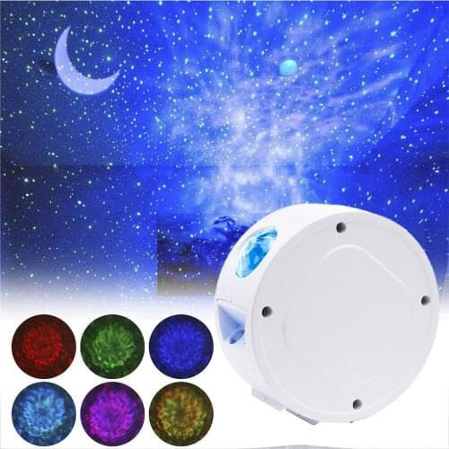 Starry Sky Projector Star Night Light Projection USB Rechargeable Moon LED Night Light 360 Degree Rotation Night Lamp for Kids