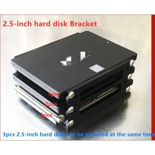 New design SSD HDD expansion bracket 2. 5 "hard disk rack Hard Disk bracket DIY Hard Disk Box