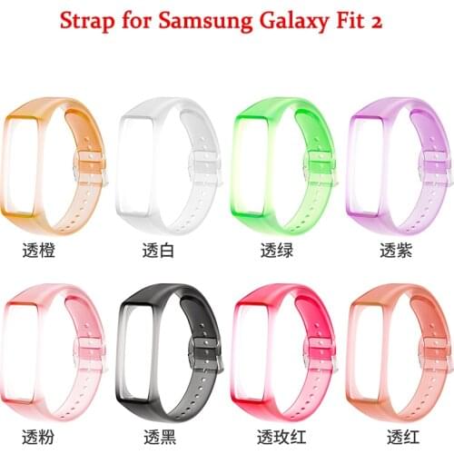 Silicone Band for Samsung Galaxy Fit 2 Bracelet Replacement Watchband Wrist Strap SM-R220 for Samsung Galaxy Fit2 Fit 2 Strap