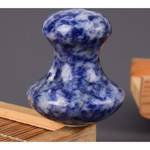 Sodalite Mushroom Lifting Firming Massage Face Care Tool Natural Stone Eye Massager Skin Detox Gua Sha Slimming Facial Beauty