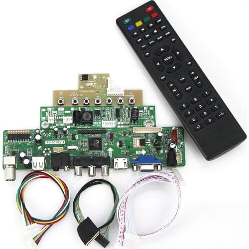 T.VST59.03 LCD/LED Controller Driver Board(TV+HDMI+VGA+CVBS+USB) For N154C6-L02 LP154WP 1440x900 LVDS Reuse Laptop