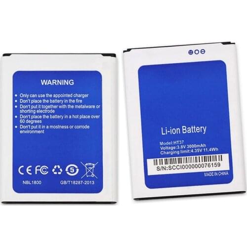 Track code new HOMTOM HT37 HT37Pro Battery Large Capacity Full 3000mAh Backup Batteries Replacement For HOMTOM HT37 Smart Phone
