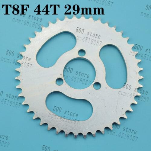 High quality Rear Chain Sprocket T8F 44T 29mm Electric Scooter 47CC 49cc Dirt Kid Cross Bike ATV Quad Mini Moto