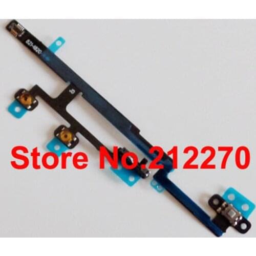 YUYOND 50pcs/lot New Power On Off Key Volume Button Connector Flex Cable Ribbon For iPad Mini 2 Wholesale Free Shipping