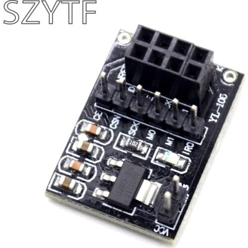 1PCS New Socket Adapter plate Board for 8Pin NRF24L01 Wireless Transceive module 51