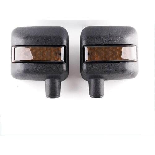 2 PCS LED Rearview Side Mirror Housing Turn Signal Light for Jeep Wrangler JK JL 2007-2018