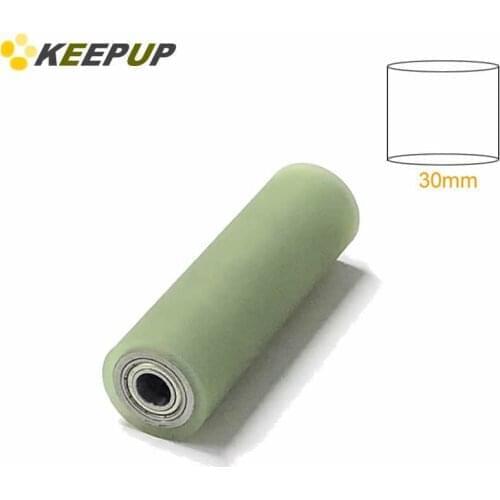 5x30x20 to100mm,PU polyurethane rubber wheel, Unpowered roller Wear resistance, Soft surface,guide bearing pulley