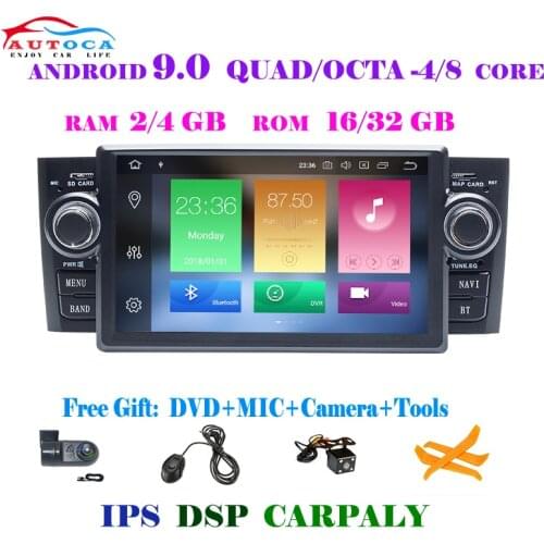 Android 10 Car Radio Navigation Multimedia GPS DVD Player Vedio For Fiat/Grande/Punto/Linea 2007-2012 Car Stereo Screen