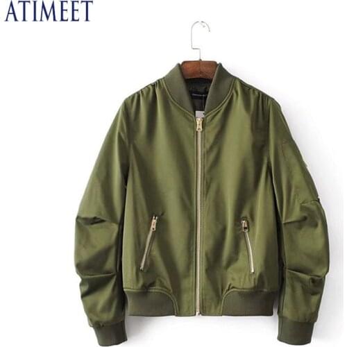 Classic Women Baseball Uniform And Streetwear Bomber Jacket