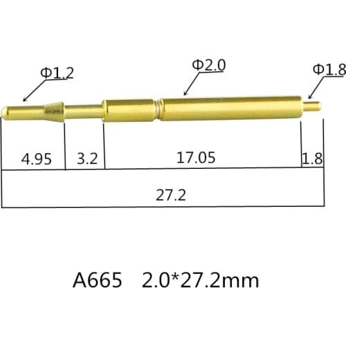 Pogo Pin Charging Pogo Pin Probe Current Pin Positioning Pin Gold-plated Contacts A665 A632