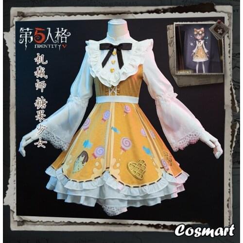 Game Identity V Tracy Reznik Candy Girl Lolita Dress Cosplay Costume Halloween Suit For Women New 2020