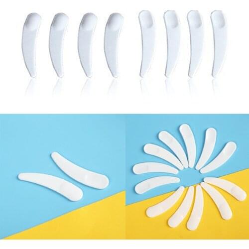 White Well Cosmetic Spatula Scoop Disposable Cosmetic Mask Spatula Plastic Spoon DIY Make Up Tools 10pcs/set