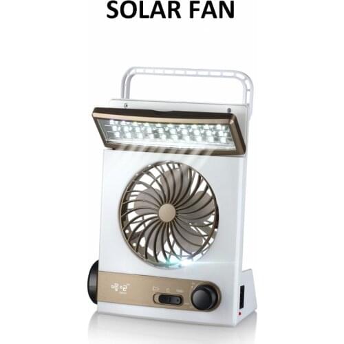 Multi-function Outdoor Solar Light With Fan Flashlight Portable 30 LEDs Table Lamp Rechargable Solar Power Camping Hiking Tent